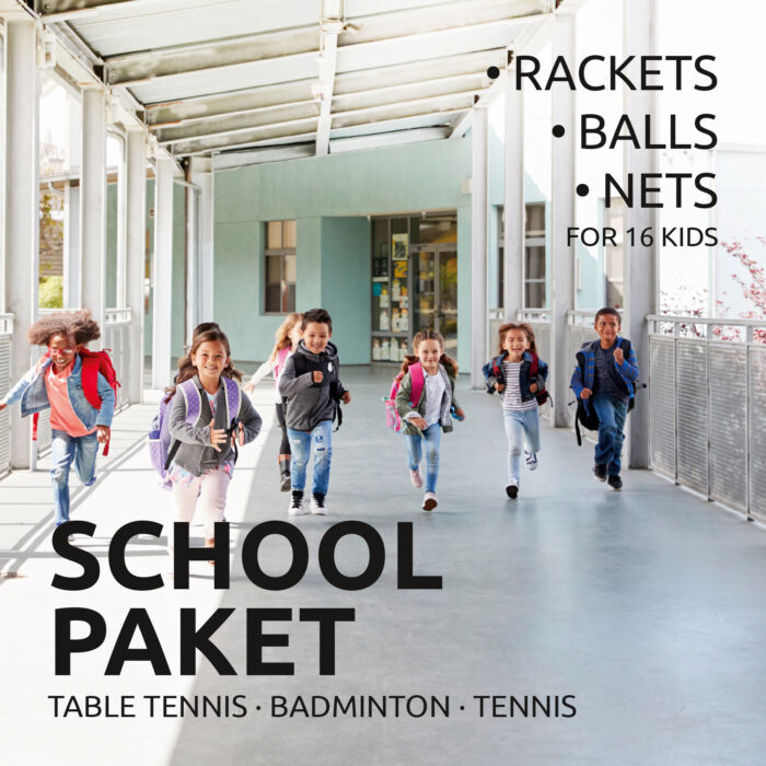 Racketlon School-Turnsaal Paket (16 Kids)