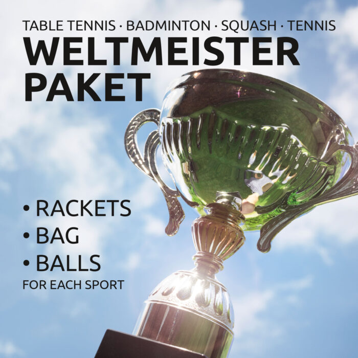 Racketlon Weltmeister Paket